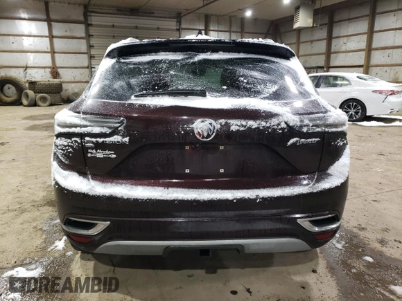 2021 Buick Envision Avenir with VIN LRBFZSR48MD193321, listed as a Copart auction lot 89130195 with 40,731 mi miles and Salvage Title. Bid and sale history available at carsss.com. Image 6.