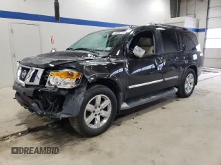 2014 Nissan Armada SV z VIN 5N1AA0NC9EN612613, wystawiony jako Copart lot #46086725 z przebiegiem 149 596 mil mil oraz Szkody całkowita. Historia ofert i sprzedaży dostępna na DreamBid. Obrazek 1.