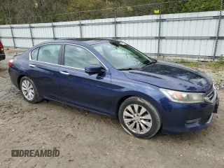 2014 Honda Accord Sedan EX-L with VIN 1HGCR2F85EA147056, listed as a Copart auction lot 53037755 with 100,564 mi miles and Salvage Title. Bid and sale history available at carsss.com. Image 4.