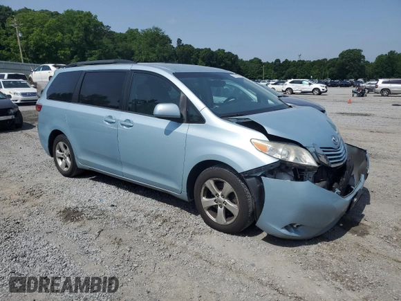2015 Toyota Sienna LE AAS with VIN 5TDKK3DC9FS609084, listed as a Copart auction lot 57055295 with 247,531 mi miles and Salvage title. Bid and sale history available at DreamBid. Image 4.