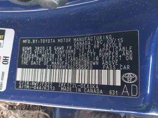 2016 Toyota Corolla L with VIN 2T1BURHE8GC525230, listed as a IAAI auction lot 41610808 with 115,515 mi miles and . Bid and sale history available at DreamBid. Image 9.