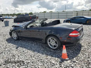 2007 Mercedes-Benz SL with VIN WDBSK77F27F117199, listed as a Copart auction lot 58724645 with 75,648 mi miles and Salvage title. Bid and sale history available at DreamBid. Image 2.