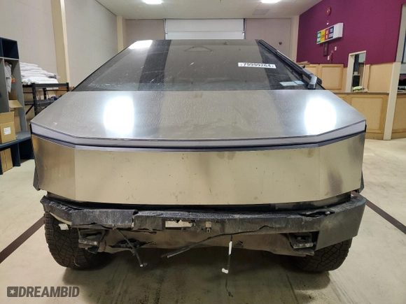 2024 Tesla Cybertruck with VIN 7G2CEHED8RA013046, listed as a Copart auction lot 79999264 with 0 miles and Salvage Title. Bid and sale history available at carsss.com. Image 5.