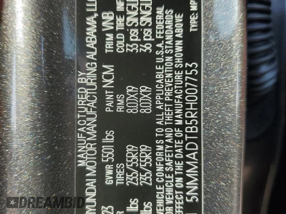 2024 Genesis GV70 2.5T z VIN 5NMMADTB5RH007753, wystawiony jako Copart lot #63099864 z przebiegiem 2 651 mil mil oraz Szkoda całkowita • Salvage title. Historia ofert i sprzedaży dostępna na DreamBid. Obrazek 13.