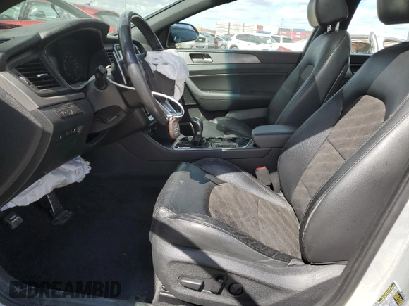 2018 Hyundai Sonata Sport Plus with VIN 5NPE34AF8JH715717, listed as a Copart auction lot 50510395 with 65,931 mi miles and Salvage Title. Bid and sale history available at DreamBid. Image 7.