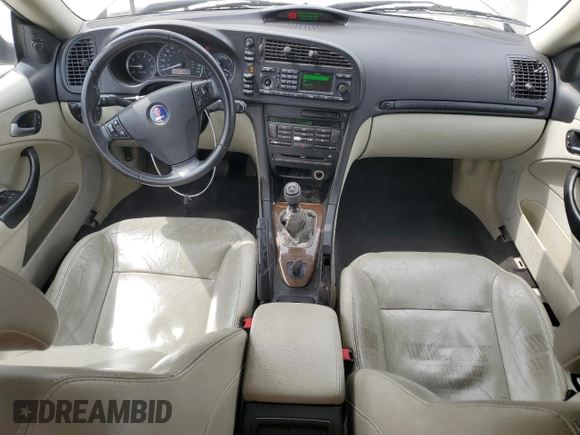2006 Saab 9-3 with VIN YS3FD75Y466001592, listed as a Copart auction lot 51173465 with 160,026 mi miles and Salvage Title. Bid and sale history available at carsss.com. Image 8.