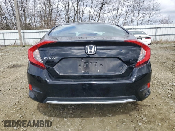 2020 Honda Civic LX with VIN 2HGFC2F67LH564920, listed as a Copart auction lot 51044585 with 42,003 mi miles and Salvage Title. Bid and sale history available at DreamBid. Image 6.