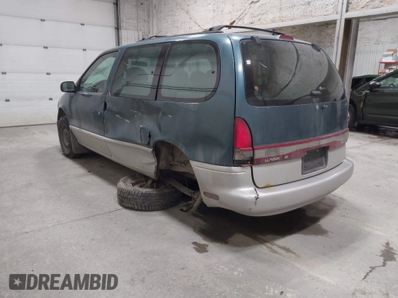1997 Mercury Villager GS z VIN 4M2DV1112VDJ15029, wystawiony jako IAAI lot #42021630 z przebiegiem 156 107 mil mil oraz . Historia ofert i sprzedaży dostępna na DreamBid. Obrazek 3.