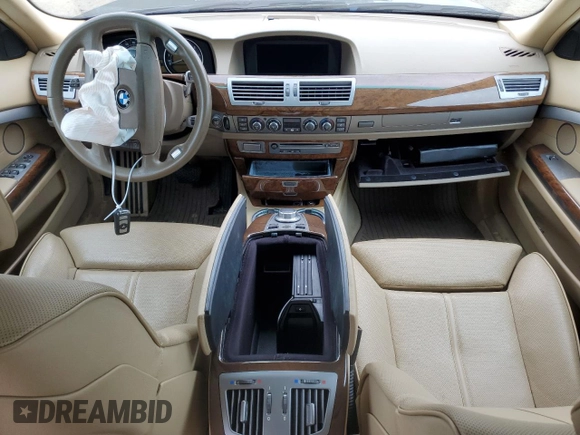2006 BMW 7 Series 750i with VIN WBAHL83556DT02690, listed as a Copart auction lot 71418054 with 108,503 mi miles and Salvage Title. Bid and sale history available at carsss.com. Image 8.