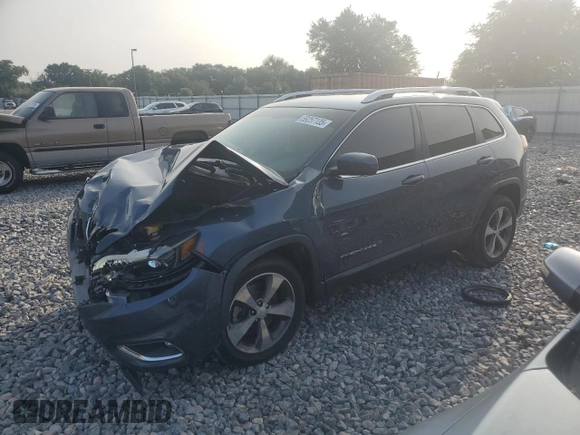 2020 Jeep Cherokee Limited with VIN 1C4PJLDB0LD577357, listed as a Copart auction lot 59257135 with 66,403 mi miles and Non repairable. Bid and sale history available at DreamBid. Image 1.