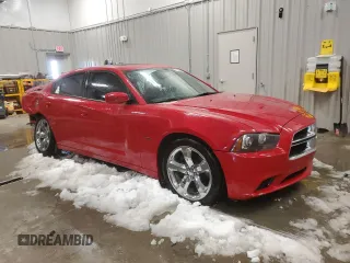 2013 Dodge Charger RT with VIN 2C3CDXCT5DH652487, listed as a Copart auction lot 77662204 with 114,174 mi miles and Salvage Title. Bid and sale history available at carsss.com. Image 4.