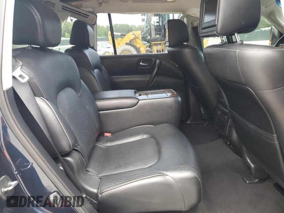 2016 Infiniti QX80 with VIN JN8AZ2NF9G9610685, listed as a Copart auction lot 57154685 with 94,176 mi miles and Salvage title. Bid and sale history available at DreamBid. Image 11.