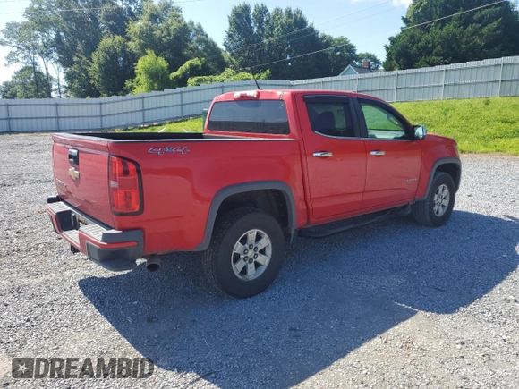 2017 Chevrolet Colorado 4WD WT with VIN 1GCGTBENXH1177831, listed as a Copart auction lot 61411185 with 105,618 mi miles and Salvage title. Bid and sale history available at DreamBid. Image 3.
