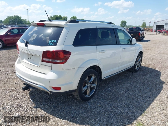 2016 Dodge Journey Crossroad z VIN 3C4PDCGG9GT181880, wystawiony jako IAAI lot #42581965 z przebiegiem 91 527 mil mil oraz . Historia ofert i sprzedaży dostępna na DreamBid. Obrazek 4.