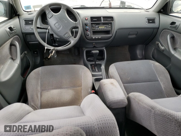 2000 Honda Civic VP with VIN 2HGEJ6611YH525471, listed as a Copart auction lot 69864324 with 115,313 mi miles and Salvage Title. Bid and sale history available at carsss.com. Image 8.