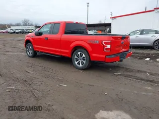 2020 Ford F-150 XL with VIN 1FTEX1EP0LFC31673, listed as a IAAI auction lot 41509569 with 55,048 mi miles. Bid and sale history available at carsss.com. Image 3.