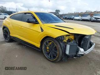 2023 Lamborghini Urus S z VIN ZPBUB3ZL1PLA24058, wystawiony jako IAAI lot #41686367 z przebiegiem 15 346 mil mil oraz . Historia ofert i sprzedaży dostępna na DreamBid. Obrazek 1.
