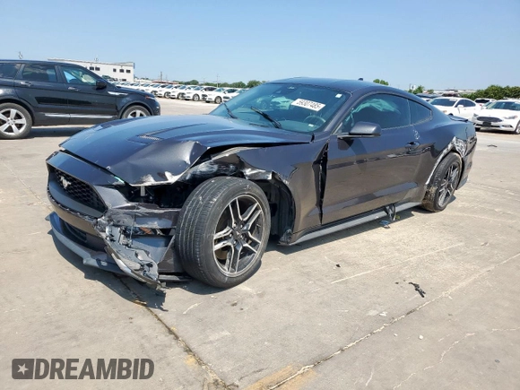 2022 Ford Mustang EcoBoost with VIN 1FA6P8TH8N5129965, listed as a Copart auction lot 59307485 with 39,806 mi miles and Salvage title. Bid and sale history available at DreamBid. Image 1.