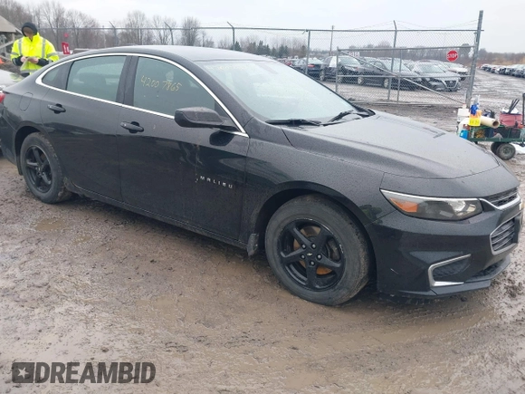 2016 Chevrolet Malibu LS with VIN 1G1ZB5ST7GF334760, listed as a IAAI auction lot 42007865 with 113,776 mi miles and . Bid and sale history available at carsss.com. Image 1.