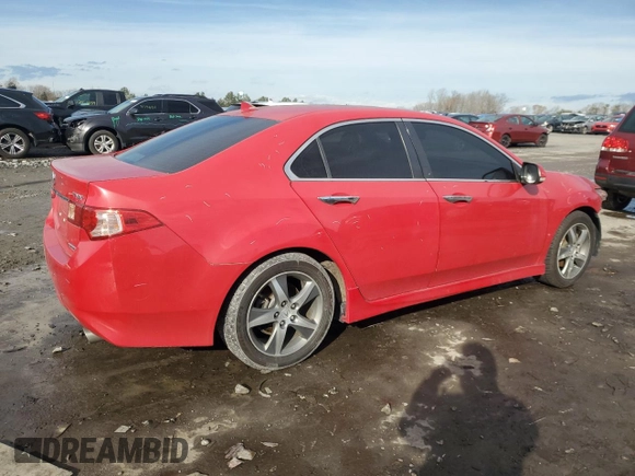 2012 Acura TSX Special Edition with VIN JH4CU2E80CC007298, listed as a Copart auction lot 85081624 with Not provided miles and Salvage title. Bid and sale history available at DreamBid. Image 3.