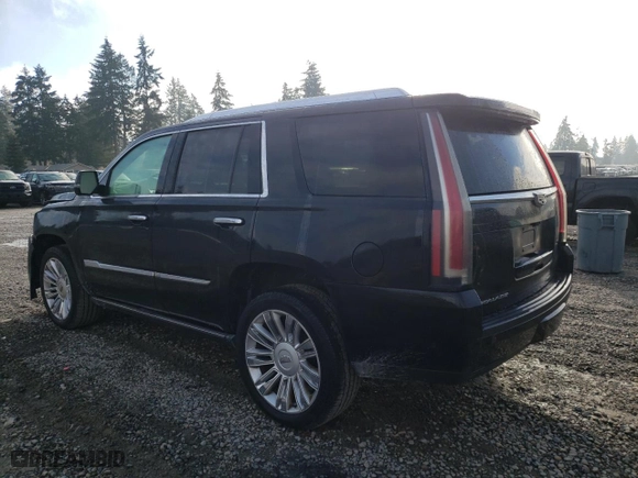 2017 Cadillac Escalade Platinum with VIN 1GYS4DKJ0HR271118, listed as a Copart auction lot 44752175 with 91,223 mi miles and Salvage Title. Bid and sale history available at carsss.com. Image 2.