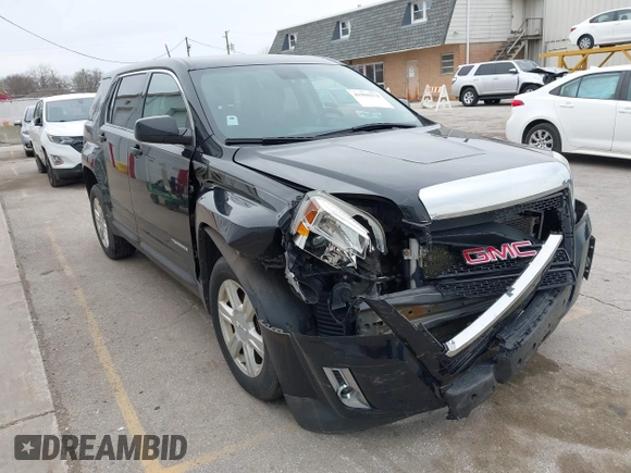 2014 GMC Terrain SLE with VIN 2GKALMEK4E6288606, listed as a IAAI auction lot 41959274 with 105,384 mi miles. Bid and sale history available at carsss.com. Image 1.