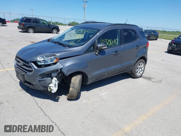 2018 Ford EcoSport SE z VIN MAJ6P1UL0JC188461, wystawiony jako IAAI lot #42325210 z przebiegiem 92 151 mil mil oraz . Historia ofert i sprzedaży dostępna na DreamBid. Obrazek 2.