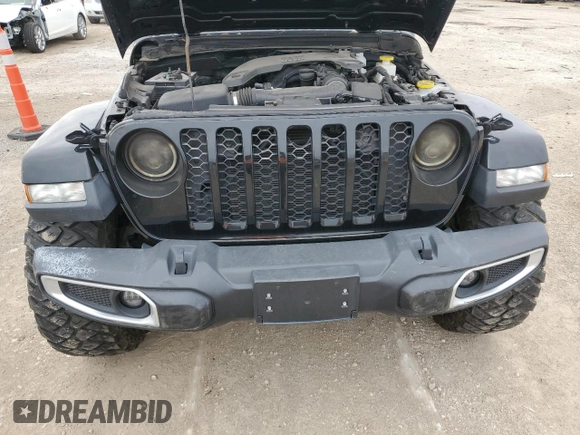 2022 Jeep Gladiator Sport S with VIN 1C6HJTAG8NL125550, listed as a Copart auction lot 50255805 with Not provided miles and Salvage title. Bid and sale history available at DreamBid. Image 12.