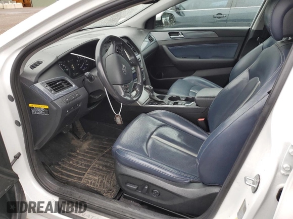 2017 Hyundai Sonata Hybrid Limited with VIN KMHE34L1XHA059244, listed as a Copart auction lot 65961053 with 124,907 mi miles. Bid and sale history available at carsss.com. Image 7.