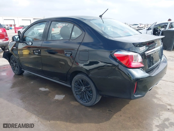 2022 Mitsubishi Mirage G4 ES with VIN ML32FUFJ0NHF01919, listed as a IAAI auction lot 41542271 with 15,634 mi miles. Bid and sale history available at carsss.com. Image 3.