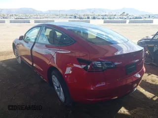 2023 Tesla Model 3 with VIN 5YJ3E1EA9PF546264, listed as a IAAI auction lot 41657055 with 5,634 mi miles and . Bid and sale history available at DreamBid. Image 3.