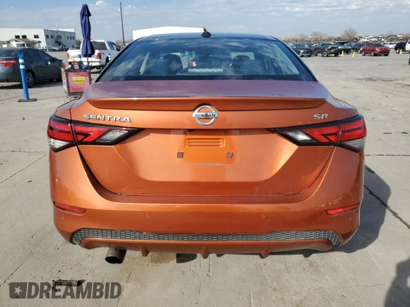 2020 Nissan Sentra SR z VIN 3N1AB8DV7LY240629, wystawiony jako Copart lot #41990615 z przebiegiem 61 543 mil mil oraz Szkoda całkowita • Salvage title. Historia ofert i sprzedaży dostępna na DreamBid. Obrazek 6.