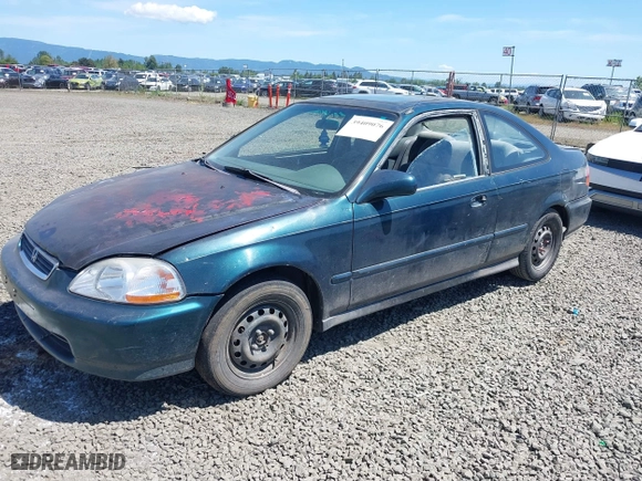 1998 Honda Civic EX with VIN 1HGEJ8145WL032373, listed as a IAAI auction lot 39409076 with 259,197 mi miles. Bid and sale history available at carsss.com. Image 2.