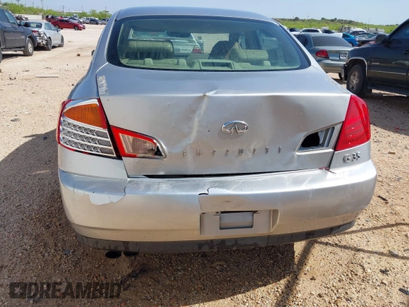 2004 Infiniti G35 w/Leather with VIN JNKCV51E24M614390, listed as a IAAI auction lot 42016569 with 229,477 mi miles and . Bid and sale history available at DreamBid. Image 6.