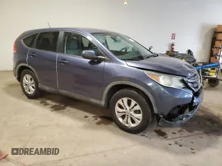 2013 Honda CR-V EX with VIN 2HKRM4H54DH604789, listed as a Copart auction lot 53092695 with 66,640 mi miles and Salvage Title. Bid and sale history available at carsss.com. Image 4.