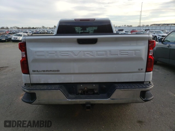 2023 Chevrolet Silverado 1500 LT with VIN 3GCUDDED0PG345351, listed as a Copart auction lot 47792515 with 42,411 mi miles and Salvage Title. Bid and sale history available at carsss.com. Image 6.