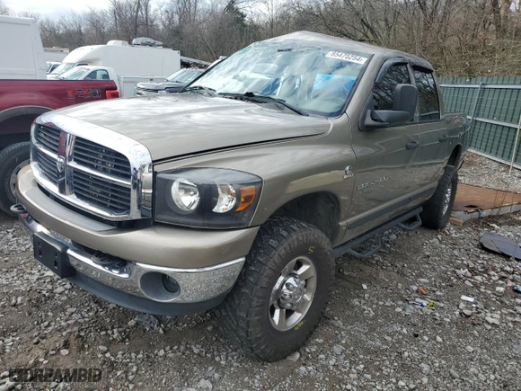2006 Dodge Ram 2500 SLT with VIN 3D7KS28C96G179632, listed as a Copart auction lot 85475254 with NaN miles and Clean Title. Bid and sale history available at carsss.com. Image 1.