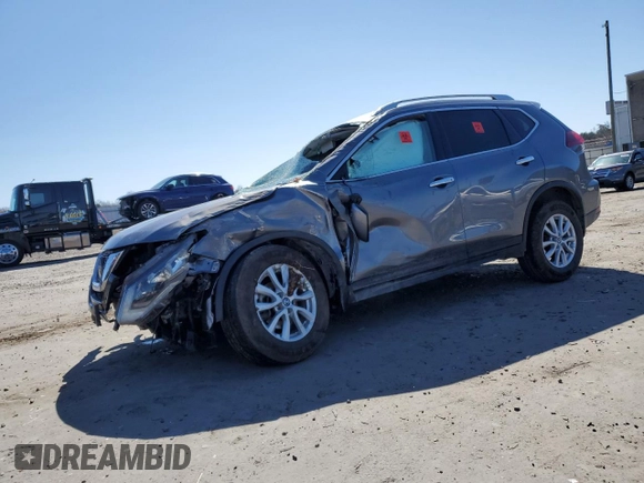2019 Nissan Rogue S with VIN KNMAT2MV2KP539596, listed as a Copart auction lot 49121755 with 100,044 mi miles and Salvage Title. Bid and sale history available at carsss.com. Image 1.