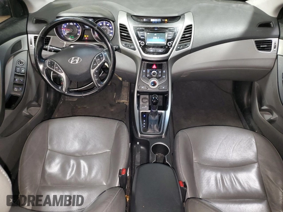 2014 Hyundai Elantra SE with VIN 5NPDH4AE4EH499262, listed as a Copart auction lot 52162805 with 116,944 mi miles and Salvage Title. Bid and sale history available at DreamBid. Image 8.