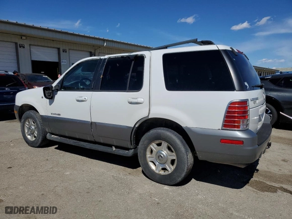 2002 Mercury Mountaineer Convenience w/4.6L with VIN 4M2ZU86W02ZJ29211, listed as a Copart auction lot 50200055 with 205,167 mi miles and Salvage Title. Bid and sale history available at carsss.com. Image 2.