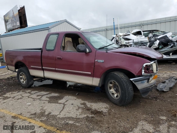 1997 Ford F-250 Standard with VIN 1FTFX27L1VKB67836, listed as a Copart auction lot 69785414 with 177,915 mi miles and Salvage Title. Bid and sale history available at carsss.com. Image 4.