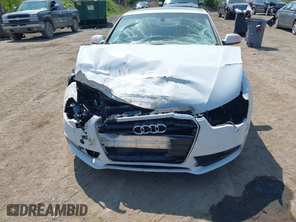 2015 Audi A5 Premium with VIN WAUCFAFR8FA028720, listed as a IAAI auction lot 39410245 with 68,002 mi miles. Bid and sale history available at carsss.com. Image 6.