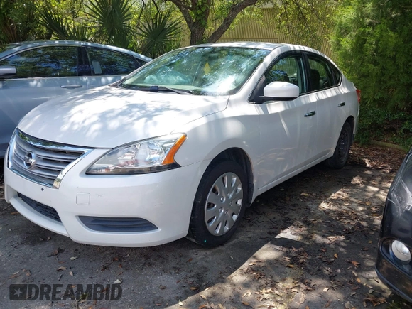 2014 Nissan Sentra S with VIN 3N1AB7AP8EL682996, listed as a IAAI auction lot 42707004 with 196,095 mi miles and . Bid and sale history available at DreamBid. Image 2.