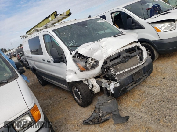 2022 Ford Transit Cargo with VIN 1FTBR1Y80NKA35809, listed as a Copart auction lot 71763524 with Not Provided miles and Salvage Title. Bid and sale history available at DreamBid. Image 4.