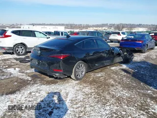 2025 Acura Integra with VIN 19UDE4H24SA010061, listed as a IAAI auction lot 41401387 with 633 mi miles and . Bid and sale history available at DreamBid. Image 4.