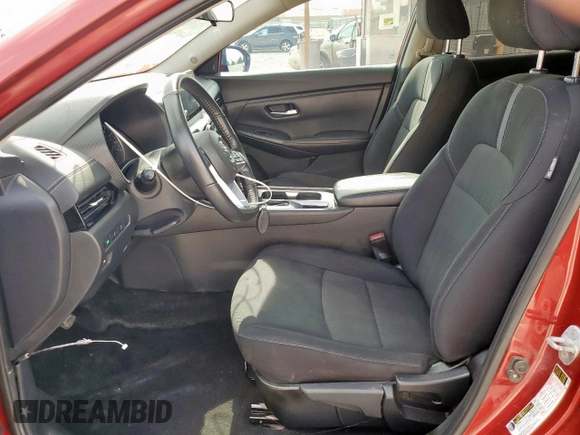 2021 Nissan Sentra SV with VIN 3N1AB8CV5MY310650, listed as a Copart auction lot 60123855 with 68,527 mi miles and Salvage title. Bid and sale history available at DreamBid. Image 7.
