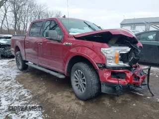 2019 Ford F-150 XL with VIN 1FTEW1EP3KFA76716, listed as a IAAI auction lot 41617925 with 26,523 mi miles. Bid and sale history available at carsss.com. Image 1.