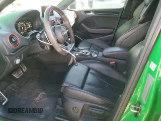 2018 Audi RS 3 z VIN WUABWGFF8J1905063, wystawiony jako Copart lot #51134705 z przebiegiem 58 673 mil mil oraz Szkoda całkowita • Salvage title. Historia ofert i sprzedaży dostępna na DreamBid. Obrazek 7.