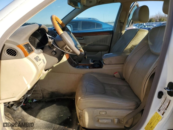 2005 Lexus LS 430 with VIN JTHBN36F255023358, listed as a Copart auction lot 48581895 with 208,206 mi miles and Clean Title. Bid and sale history available at carsss.com. Image 7.