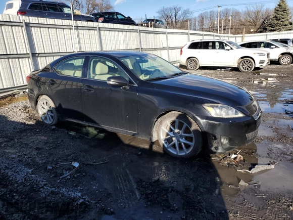 2011 Lexus IS 350 with VIN JTHCE5C21B5000537, listed as a Copart auction lot 87040664 with 200,397 mi miles and Salvage title. Bid and sale history available at DreamBid. Image 4.